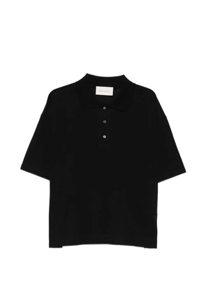 AMI Paris short-sleeve polo shirt - Black