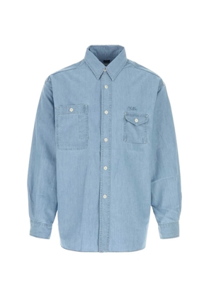 Nanamica regular collar shirt - Blue