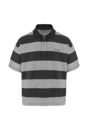 Carhartt WIP striped polo shirt - Black
