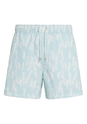 Zegna printed swim shorts - Blue