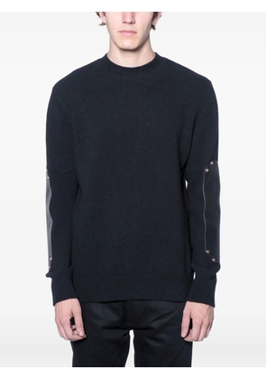 Givenchy studded panelled sweater - Black