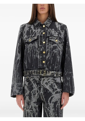 GANNI buttoned denim jacket - Black