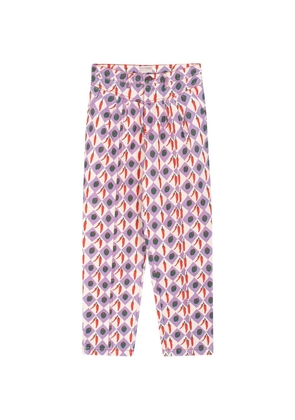 Favorite People Formaggio printed trousers - Neutrals