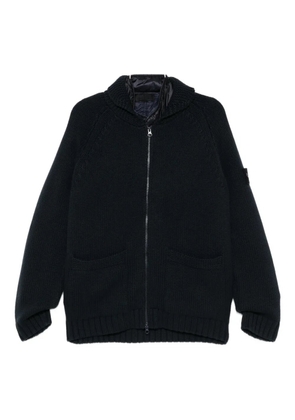 Stone Island zip-up cardigan - Blue
