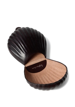 LEMAIRE x Carlos Peñafiel seashell coin purse - Brown