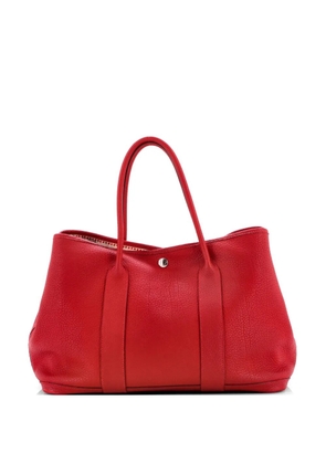 Hermès Pre-Owned Garden Party Tote Leather with Printed Interior 36 satchel - Red