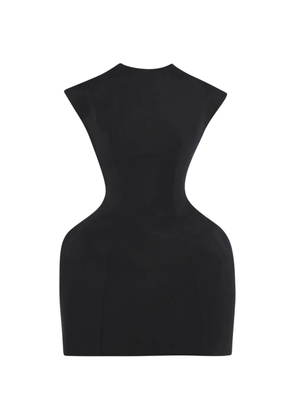 A.W.A.K.E. Mode sculpted mini dress - Black