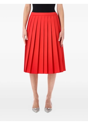 Prada pleated midi skirt - Red