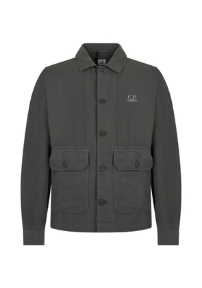 C.P. Company flap-pocket button overshirt - Grey