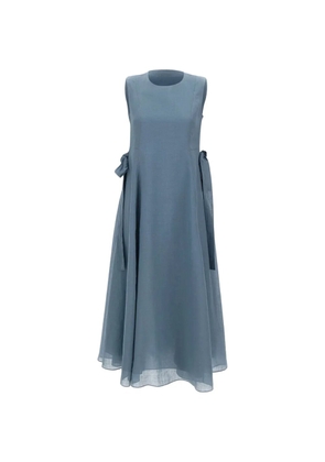 'S Max Mara drawstring sleeveless dress - Blue