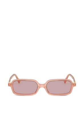 Miu Miu Eyewear rectangle-frame sunglasses - Pink