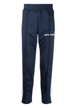 Palm Angels logo-print track pants - Blue