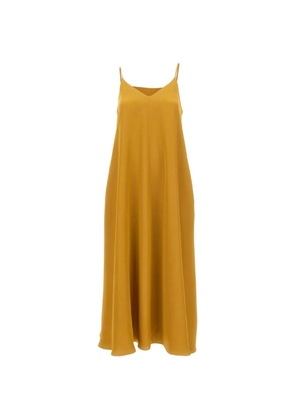 Marella V-neck midi dress - Yellow