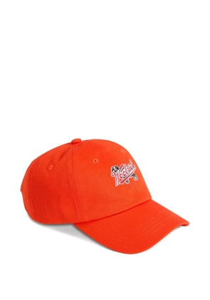 Woolrich embroidered graphic baseball cap - Orange
