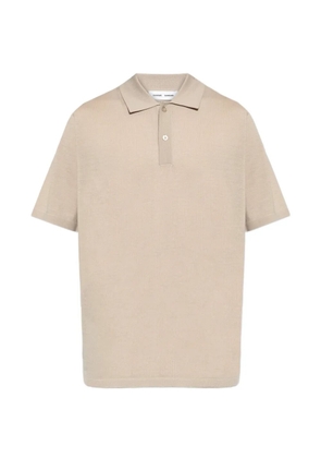 SAMSOE SAMSOE wool polo shirt - Neutrals
