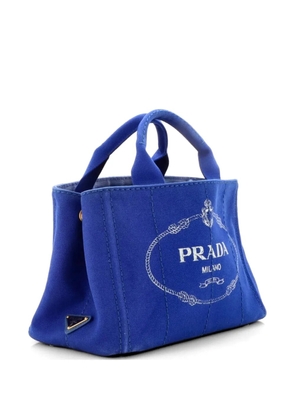 Prada Pre-Owned Canapa Denim Mini tote bag - Blue