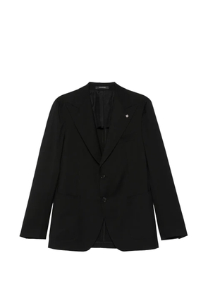 Tagliatore pin-lapel virgin-wool jacket - Black