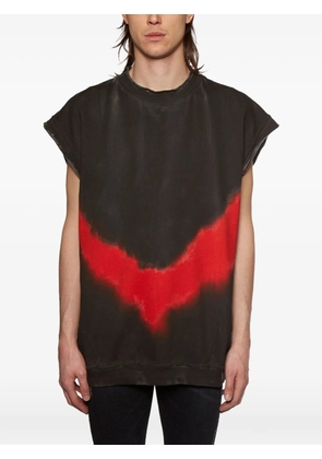 White Mountaineering tie-dye t-shirt - Black