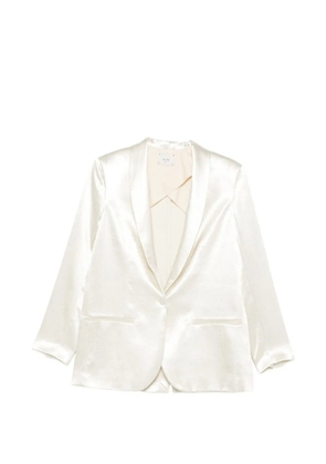 Alysi single-breasted blazer - White