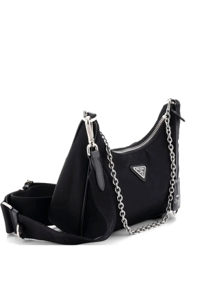Prada Pre-Owned Re-Edition 2005 Shoulder Bag Tessuto Small crossbody bag - Black