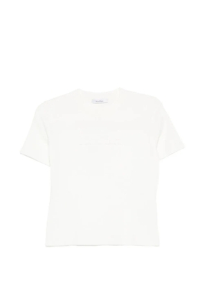 Max Mara embossed T-shirt - White