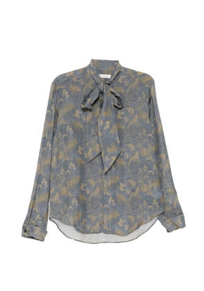 Wales Bonner Flora shirt - Blue