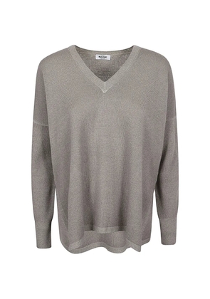 Base Milano V-neck sweater - Grey