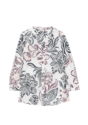 Marella floral-print blouse - White