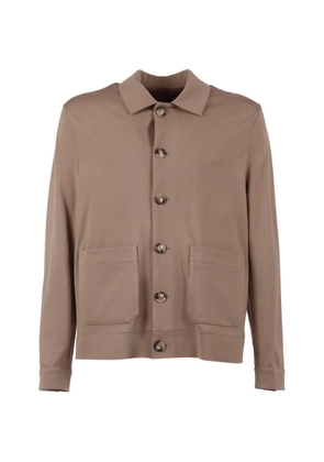Circolo 1901 polo-collar jacket - Neutrals