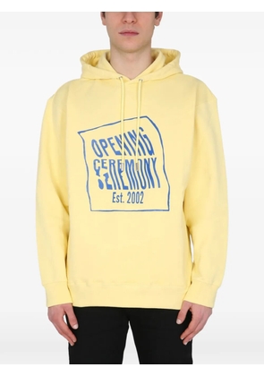 Opening Ceremony logo-print hoodie - Yellow