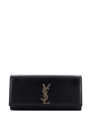 Saint Laurent Pre-Owned Classic Monogram Leather Long clutch bag - Black