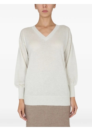 Fabiana Filippi V-neck sweater - White