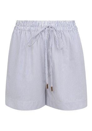 Lenny Niemeyer striped drawstring shorts - Blue
