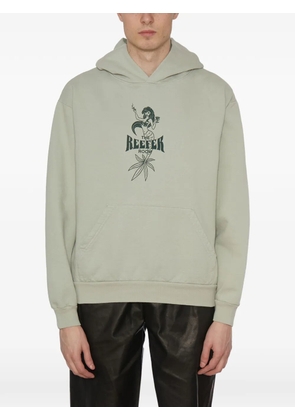 Local Authority reefer room cotton hoodie - Green