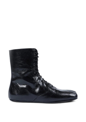 Ann Demeulemeester Monil leather boots - Black