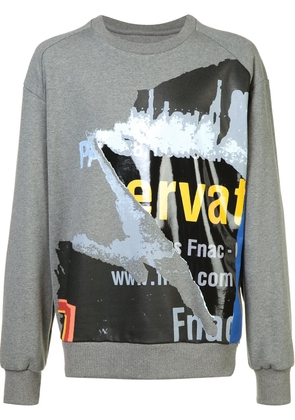 Juun.J printed sweatshirt - Grey