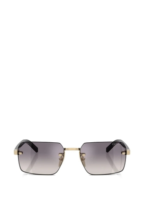 Prada Eyewear rectangle-frame sunglasses - Gold
