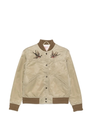 Filson embroidered bomber jacket - Green