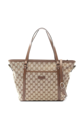 Gucci Pre-Owned 2010s logo-pattern tote bag - Neutrals