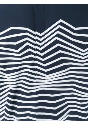 Neil Barrett zig-zag print shirt - Blue