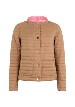 Herno quilted round-neck jacket - Neutrals