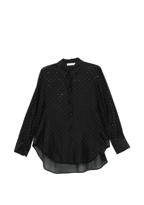 Manuel Ritz collared embellished shirt - Black