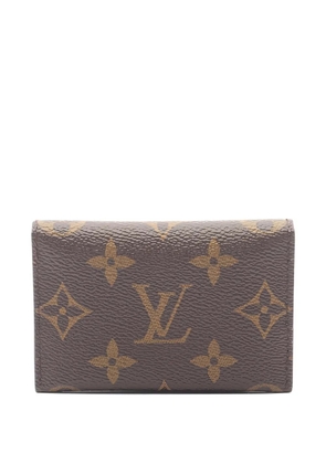 Louis Vuitton Pre-Owned 2021 monogram card case - Brown
