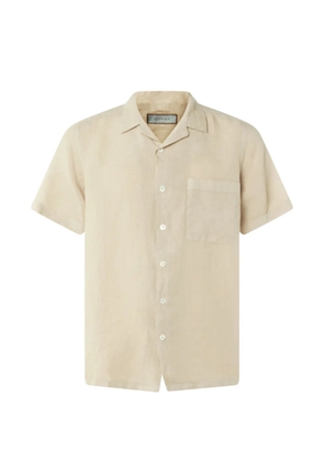 Canali pocket short-sleeve shirt - Neutrals