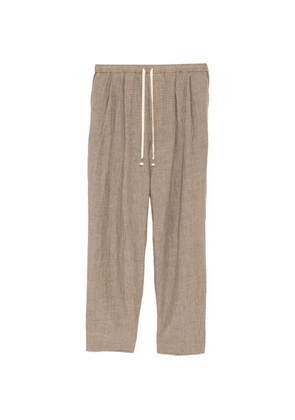 CALMLENCE pleated tapered trousers - Neutrals