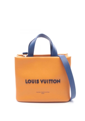 Louis Vuitton Pre-Owned 2010-2026 Leather Mini Shopper Tote satchel - Orange