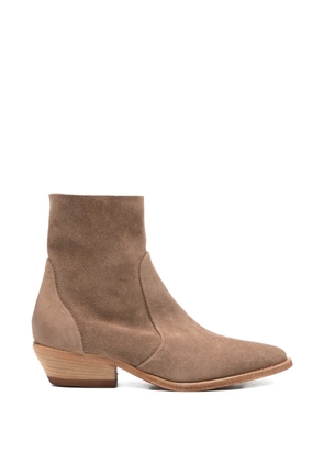 Julie Dee pointed boots - Brown