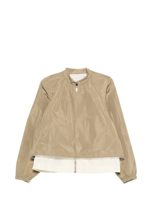Fabiana Filippi zip-up bomber jacket - Green