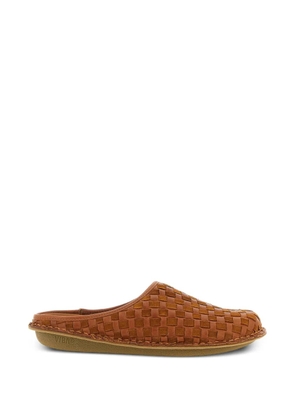 Comme des Garçons Homme x VIBAe Roma slippers - Brown