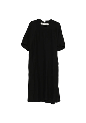 Individual Sentiments short-sleeve midi dress - Black
